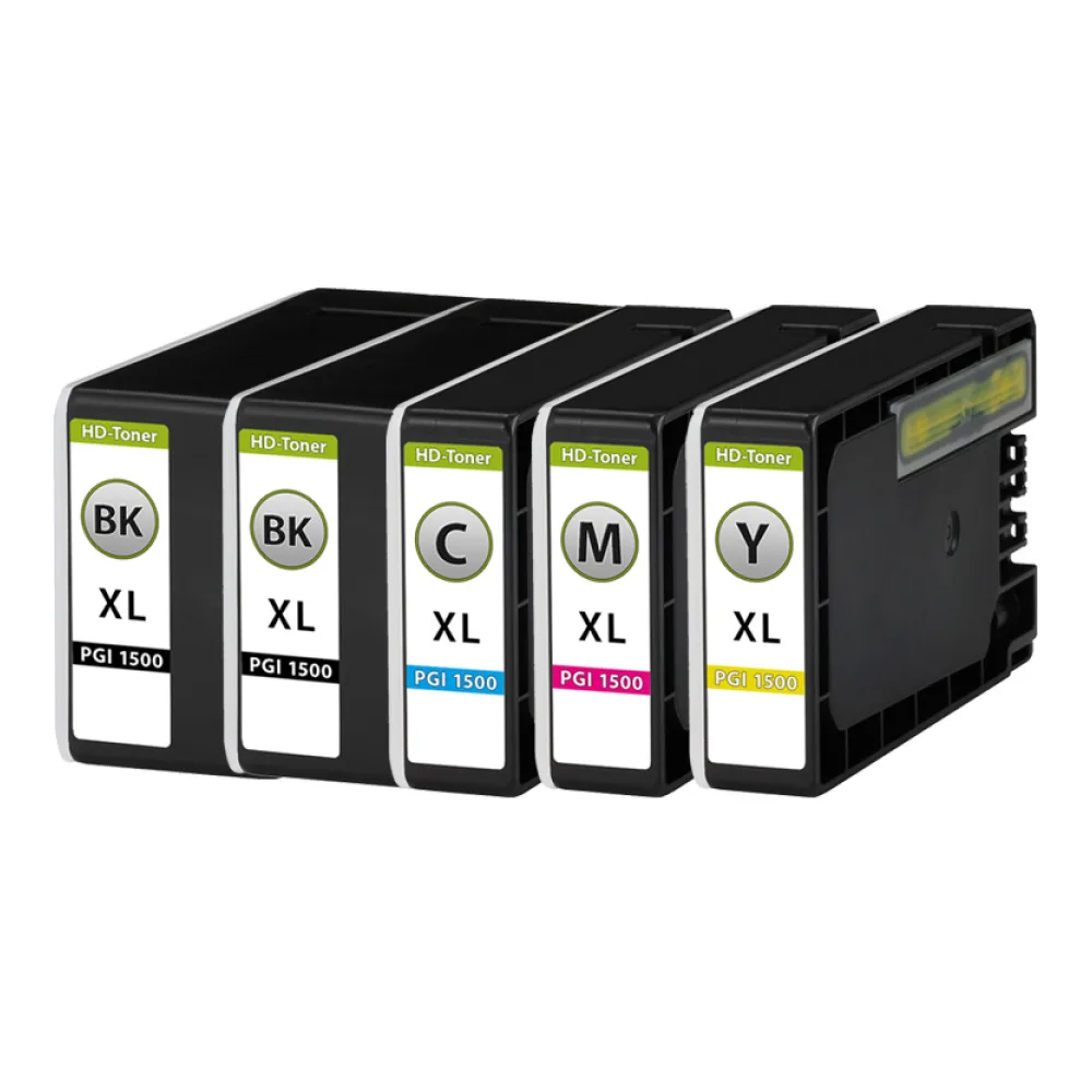 Multipack kompatibel zu Canon 9182B001 / PGI-1500XL enthält 5x Tintenpatrone