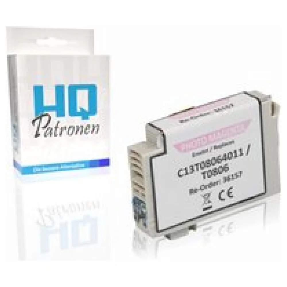 Kompatibel zu Epson C13T08064011 / T0806 Tintenpatrone, light magenta – Bild 2