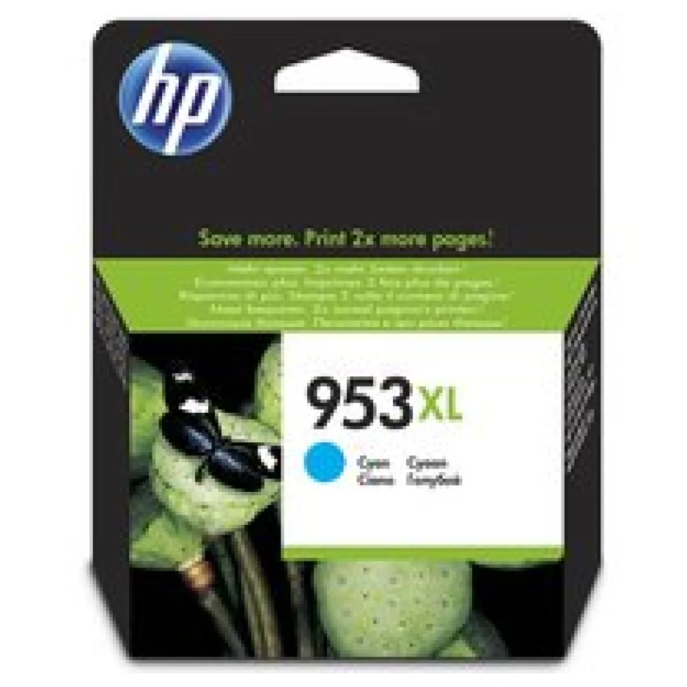 Original HP F6U16AE / 953XL Tintenpatrone cyan – Bild 2
