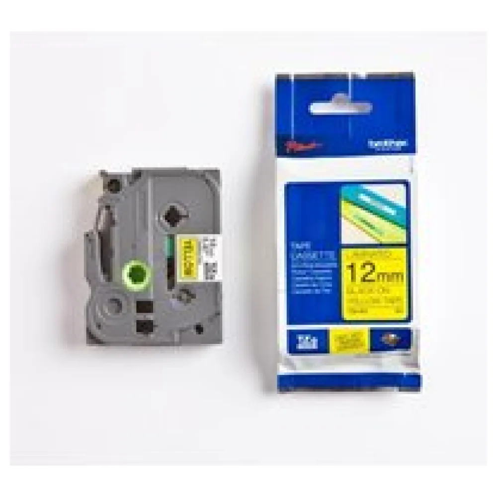 Original Brother TZE631 P-Touch Farbband schwarz auf gelb Laminat 12mm x 8m – Bild 2