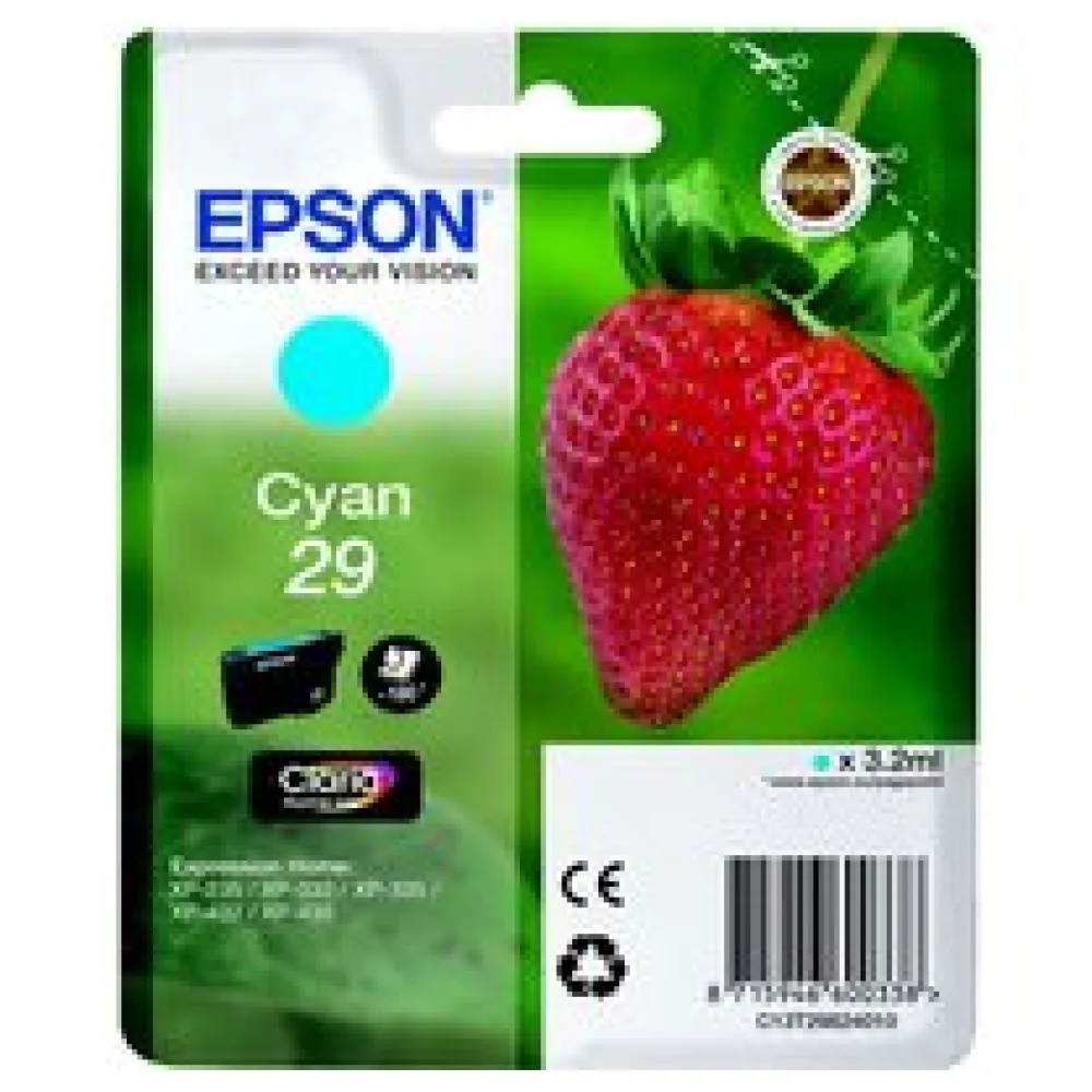 Original Epson C13T29824012 / 29 Tintenpatrone cyan – Bild 2