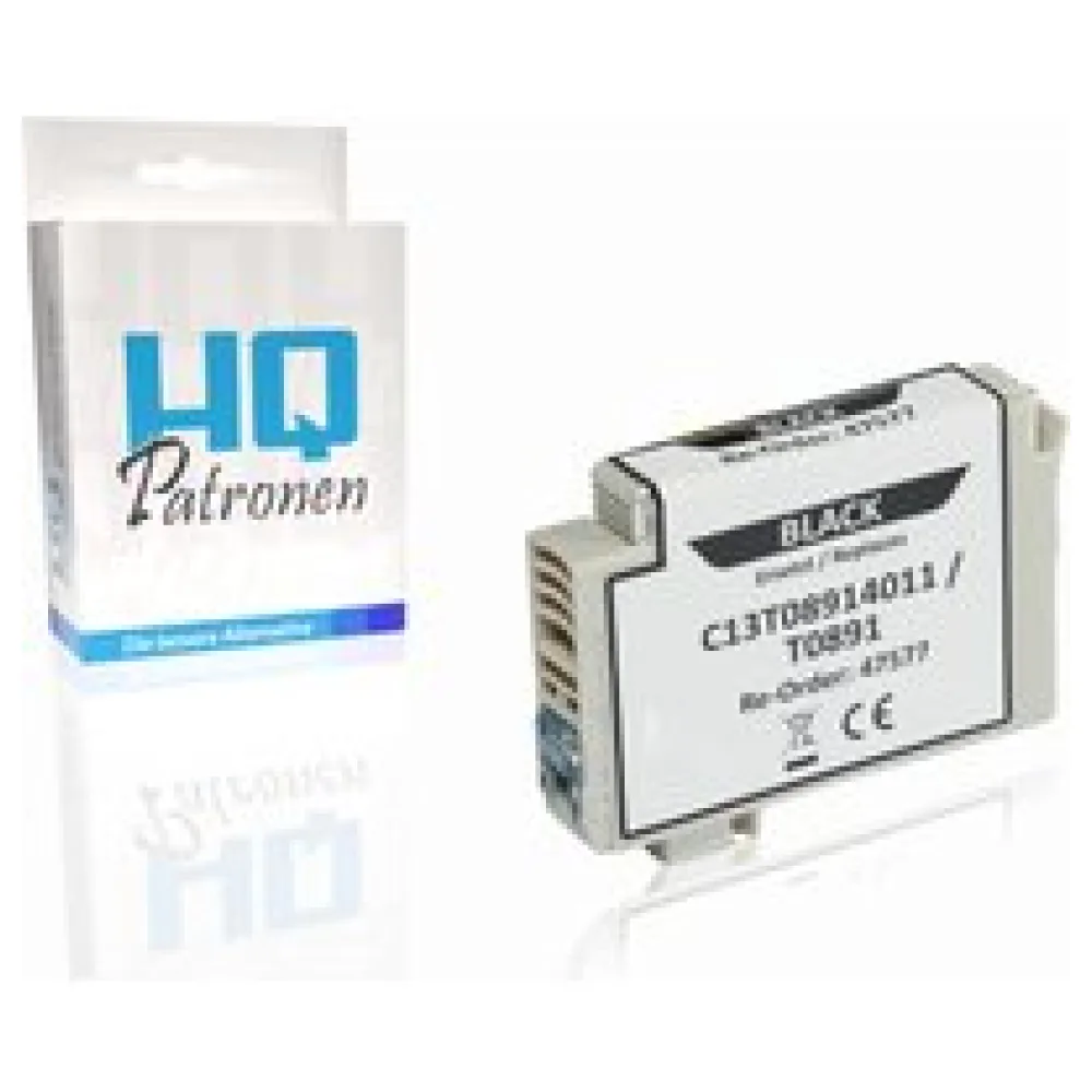 Kompatibel zu Epson C13T08914011 / T0891 Tintenpatrone, schwarz – Bild 2