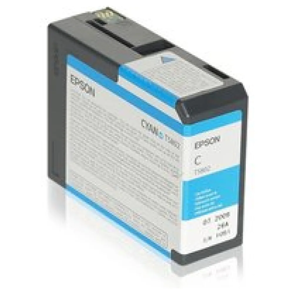 Original Epson C13T580200 / T5802 Tintenpatrone cyan – Bild 2
