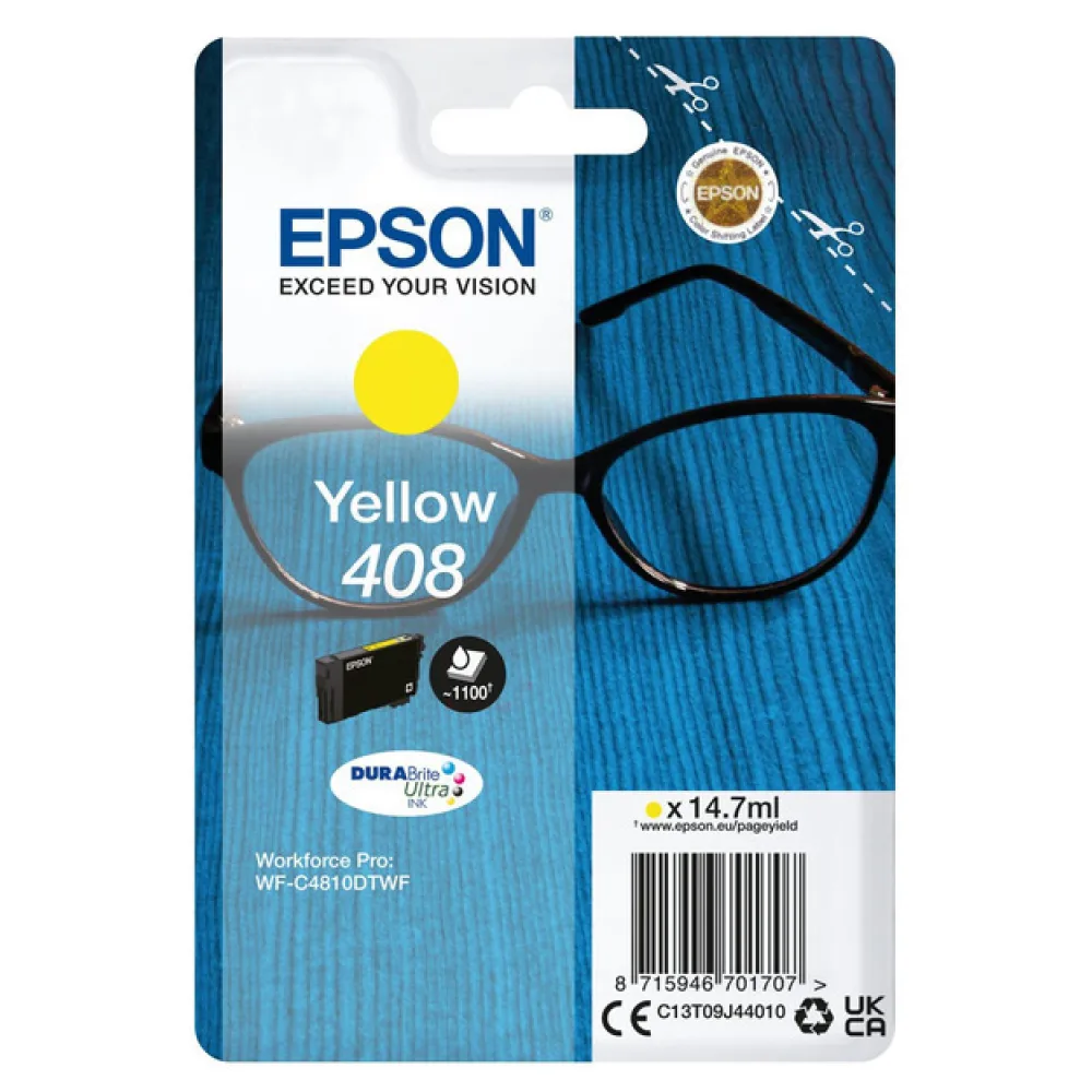 Original Epson C13T09J44010 / 408 Tintenpatrone gelb