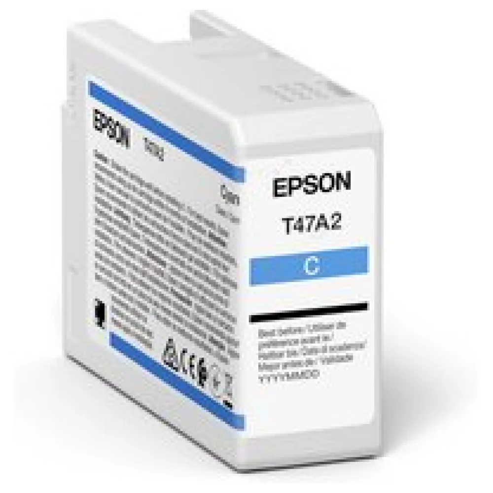 Original Epson C13T47A200 / T47A2 Tintenpatrone cyan – Bild 2