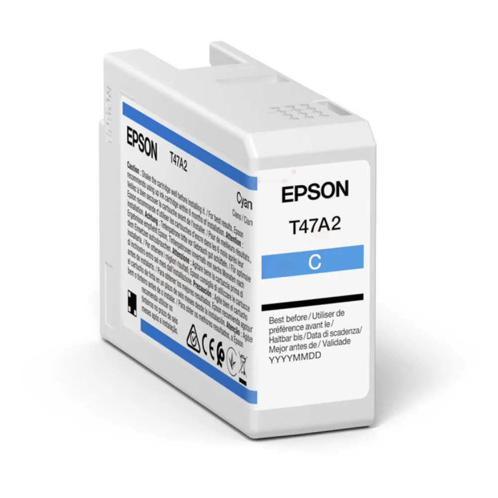 Original Epson C13T47A200 / T47A2 Tintenpatrone cyan