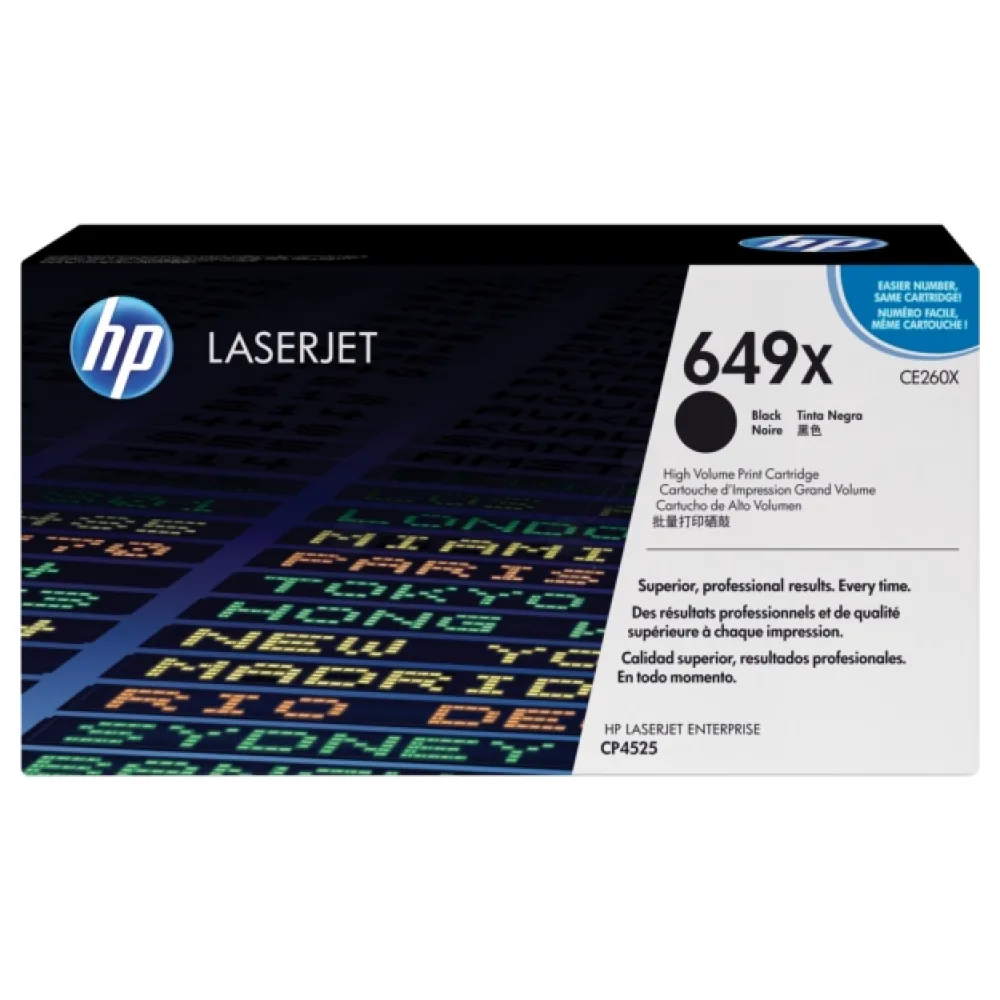 Original HP CE260X / 649X Toner schwarz