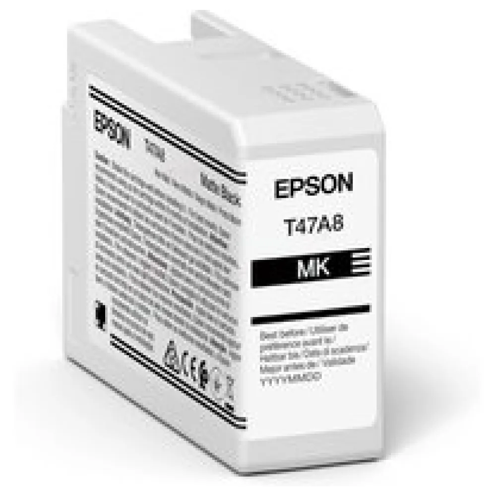 Original Epson C13T47A800 / T47A8 Tintenpatrone schwarz matt – Bild 2