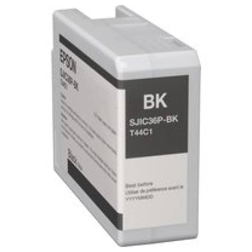 Original Epson C13T44C140 / SJIC36PK Tintenpatrone schwarz – Bild 2
