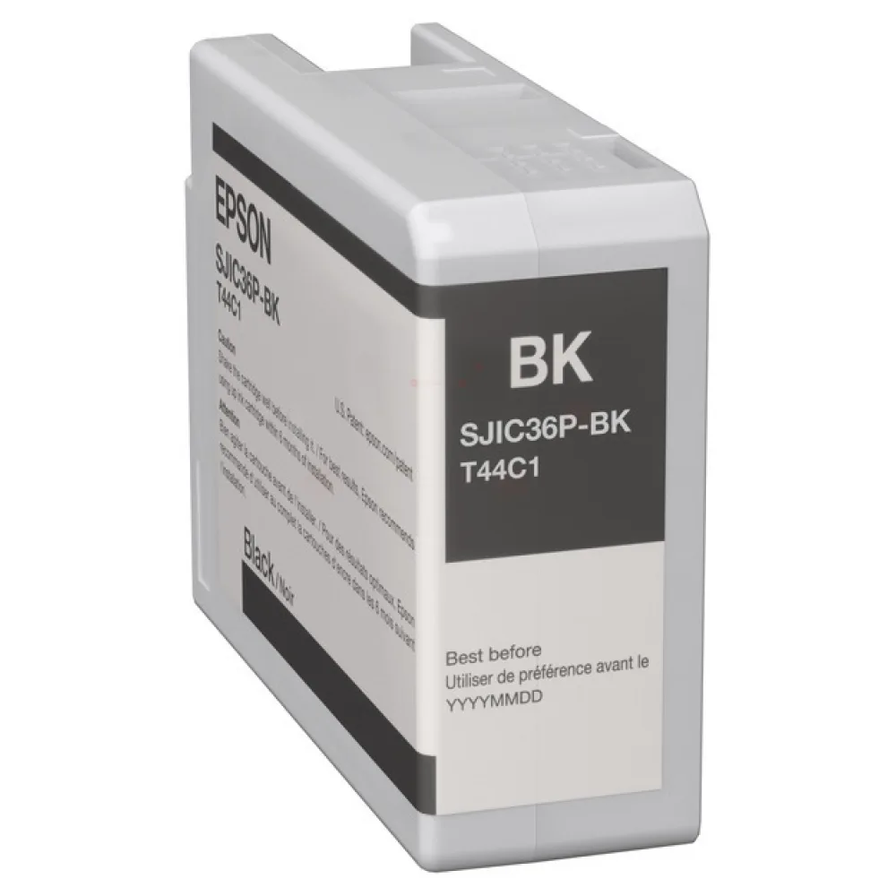 Original Epson C13T44C140 / SJIC36PK Tintenpatrone schwarz