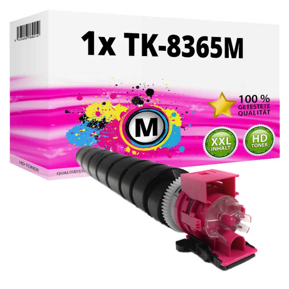 Kompatibel zu Kyocera 1T02YPBNL0 / TK8365M Tonerkartusche, magenta