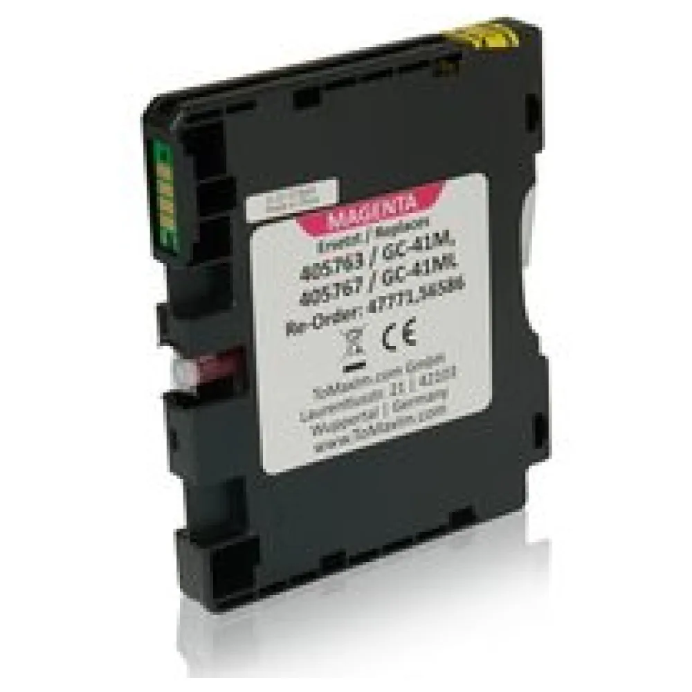 Kompatibel zu Ricoh 405763 / GC-41M Gelkartusche, magenta – Bild 2