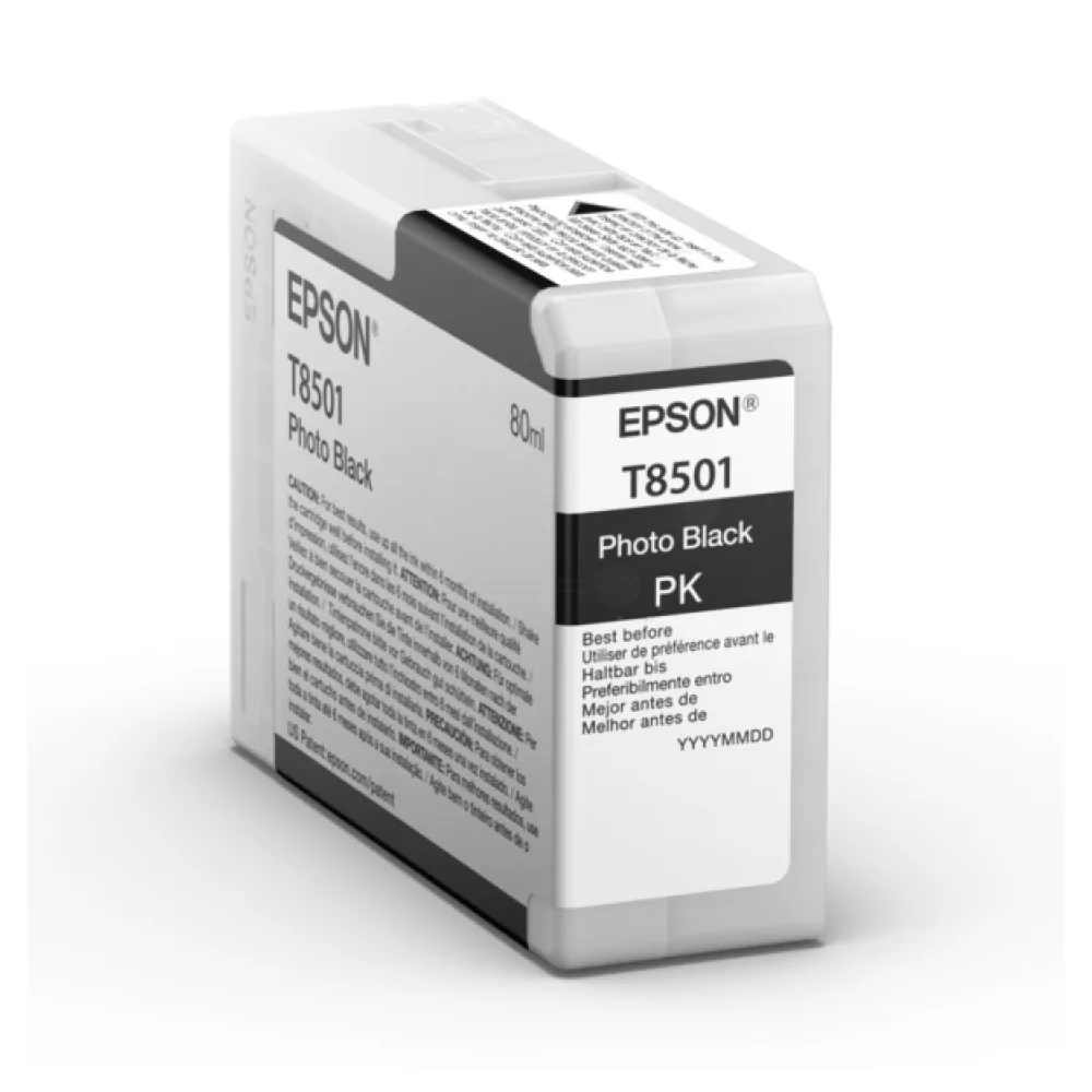 Original Epson C13T850100 / T8501 Tintenpatrone schwarz hell