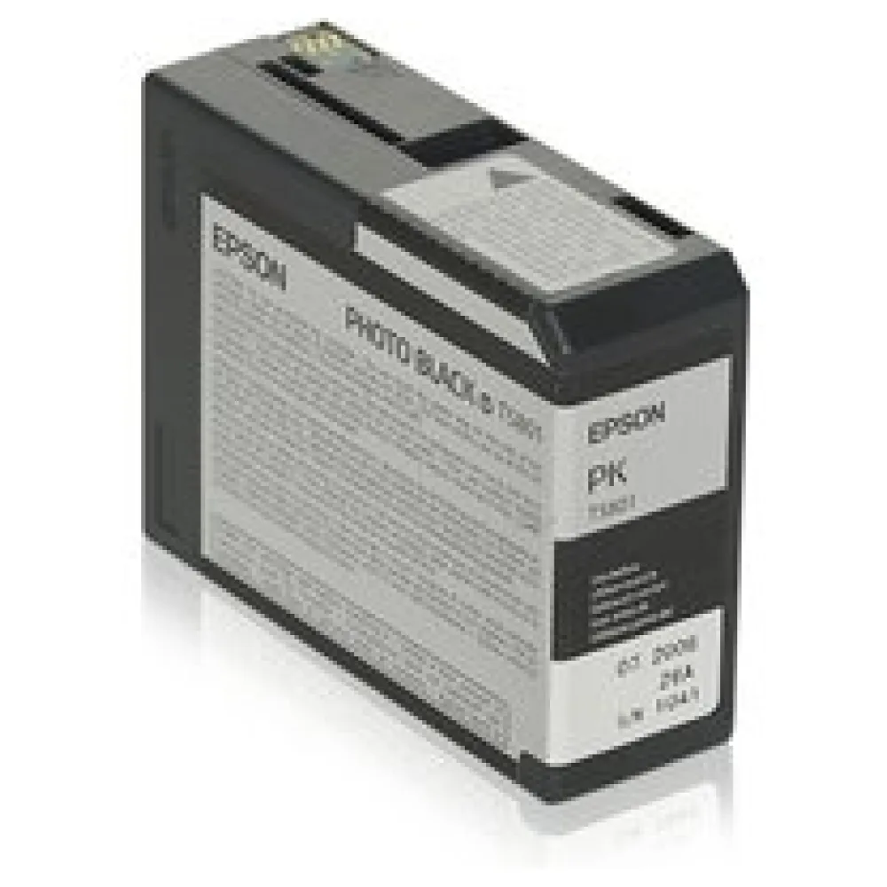 Original Epson C13T580100 / T5801 Tintenpatrone schwarz – Bild 2
