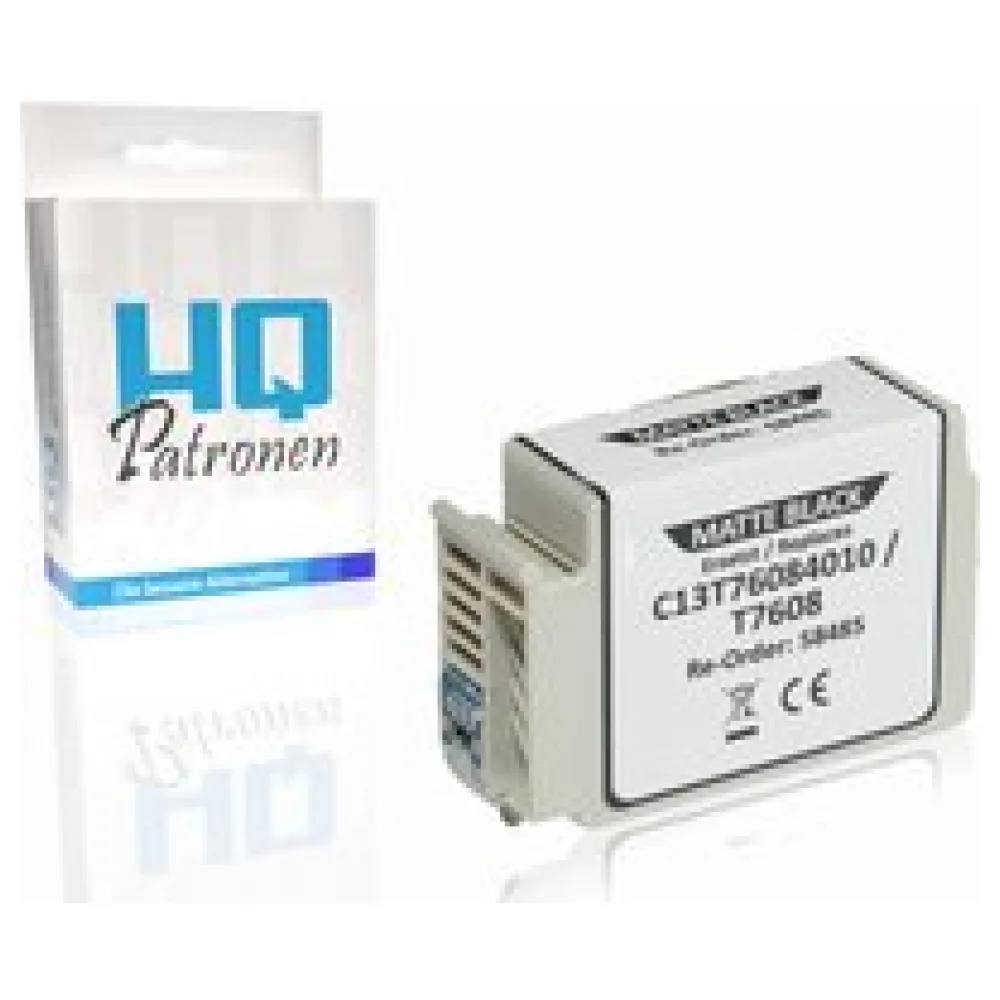 Kompatibel zu Epson C13T76084010 / T7608 Tintenpatrone, matt schwarz – Bild 2