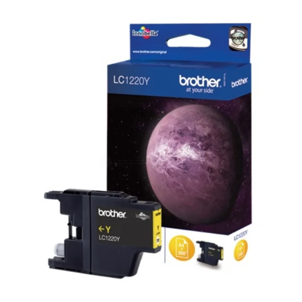 Original Brother LC1220Y Tintenpatrone gelb