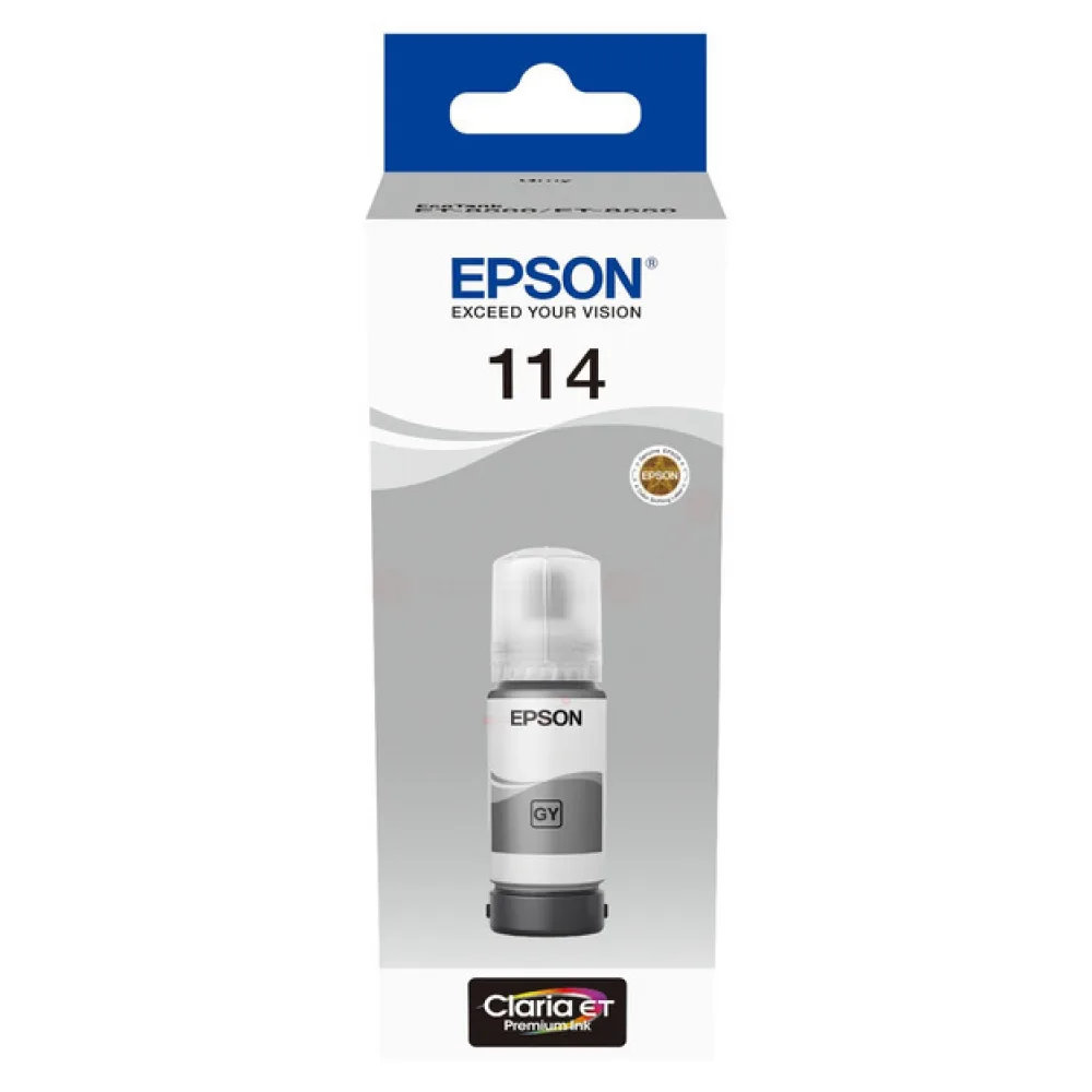 Original Epson C13T07B540 / 114 Tintenflasche grau
