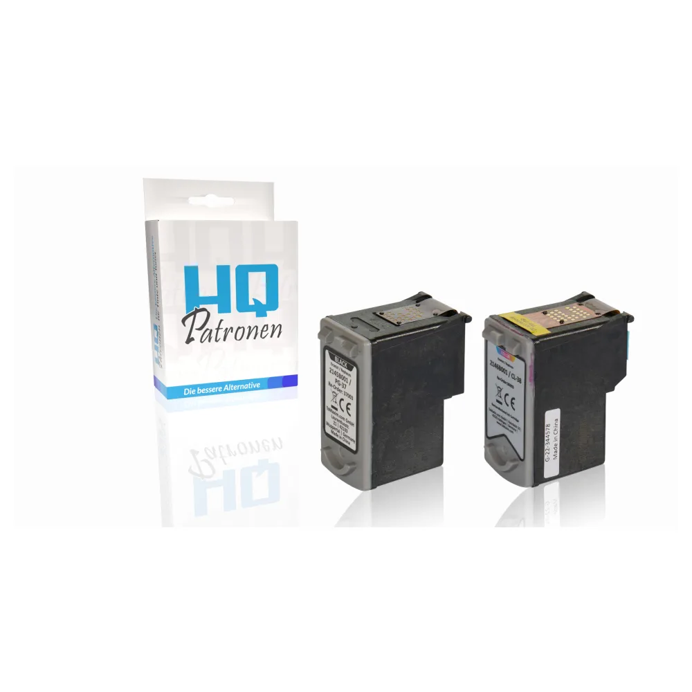 Multipack kompatibel zu Canon 2145B009 / PG-37+CL-38 enthält 2x Druckkopfpatrone