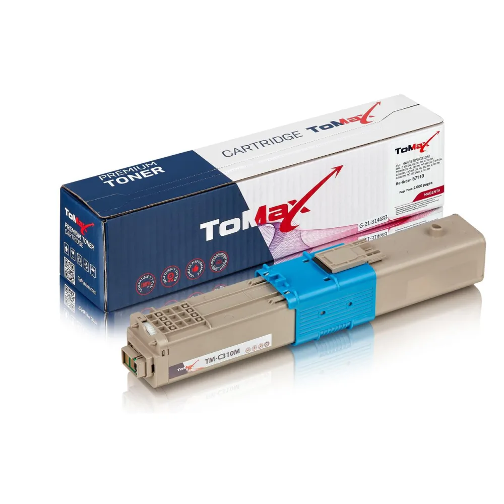 ToMax Premium ersetzt OKI 44469705 / C310 Toner, magenta