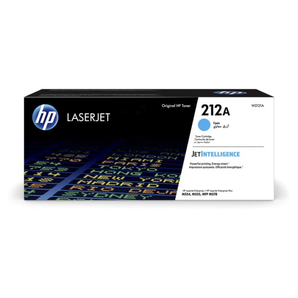 Original HP W2121A / 212A Toner cyan