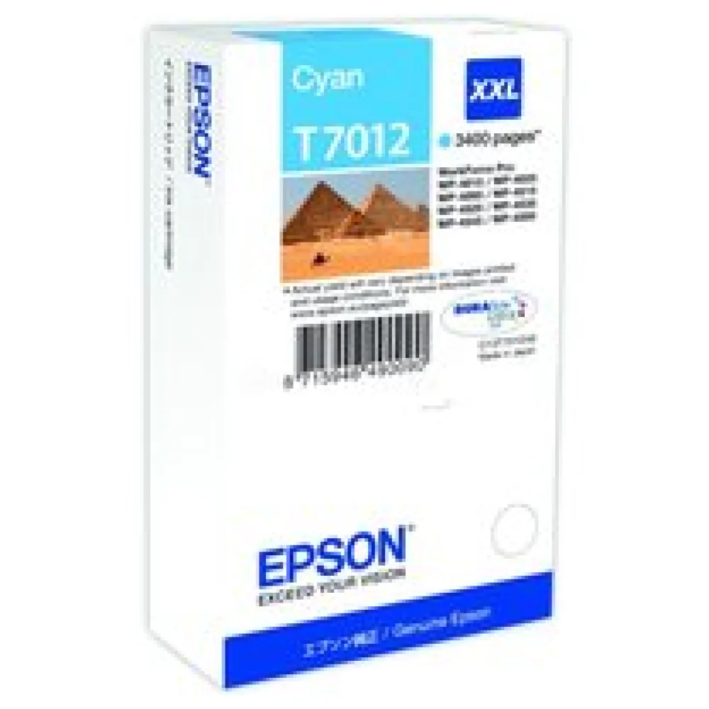 Original Epson C13T70124010 / T7012 Tintenpatrone cyan – Bild 2