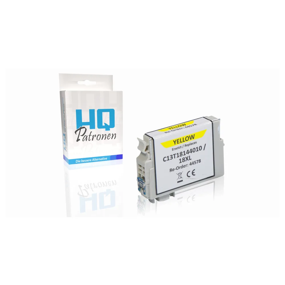 Kompatibel zu Epson C13T18144010 / 18XL Tintenpatrone, gelb
