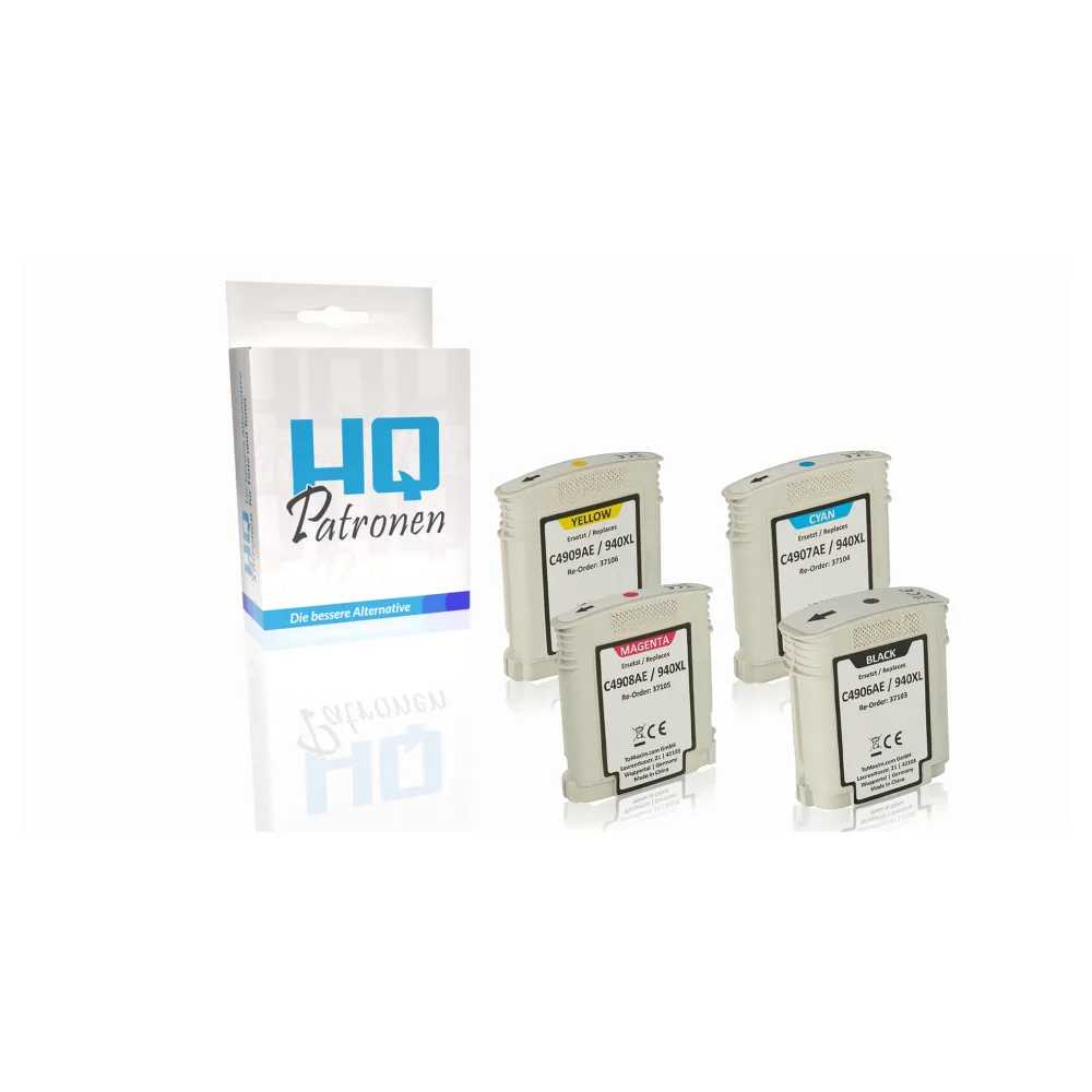 Kompatibel zu HP C 2 N 93 AE / 940XL Tintenpatrone, Multipack