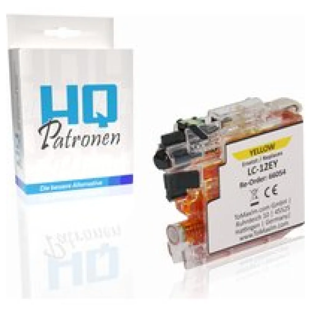 Kompatibel zu Brother LC-12 E Y Tintenpatrone, gelb – Bild 2
