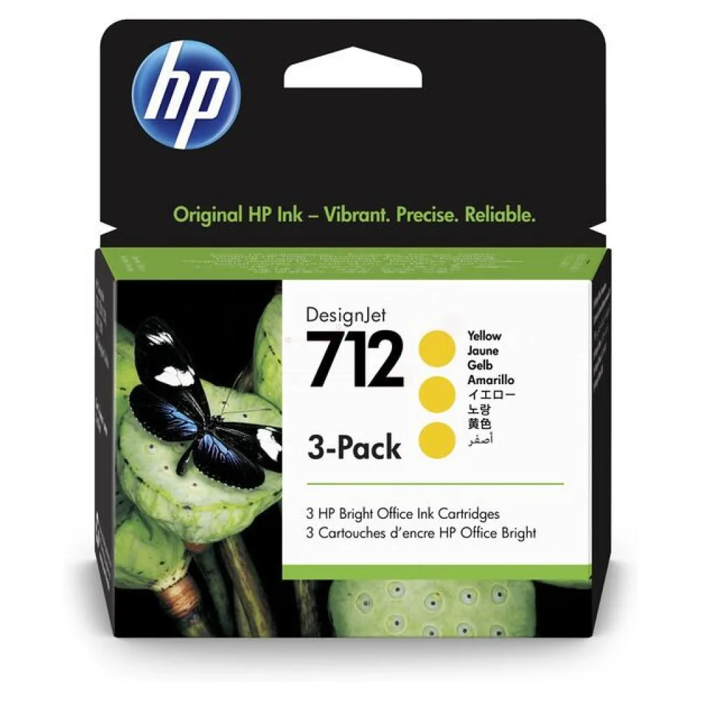 Original HP 3ED79A / 712 Tintenpatrone gelb