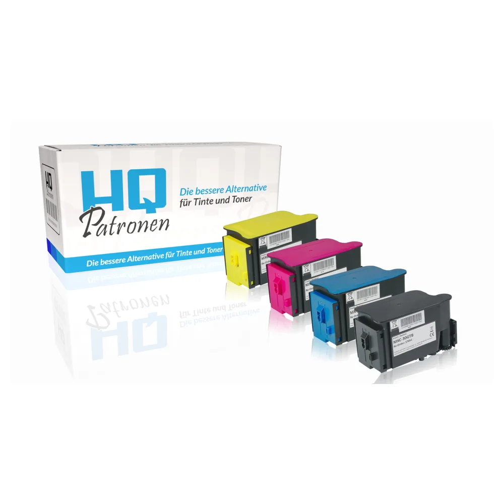 Multipack kompatibel zu Sharp MXC30GTB enthält 4x Tonerkartusche