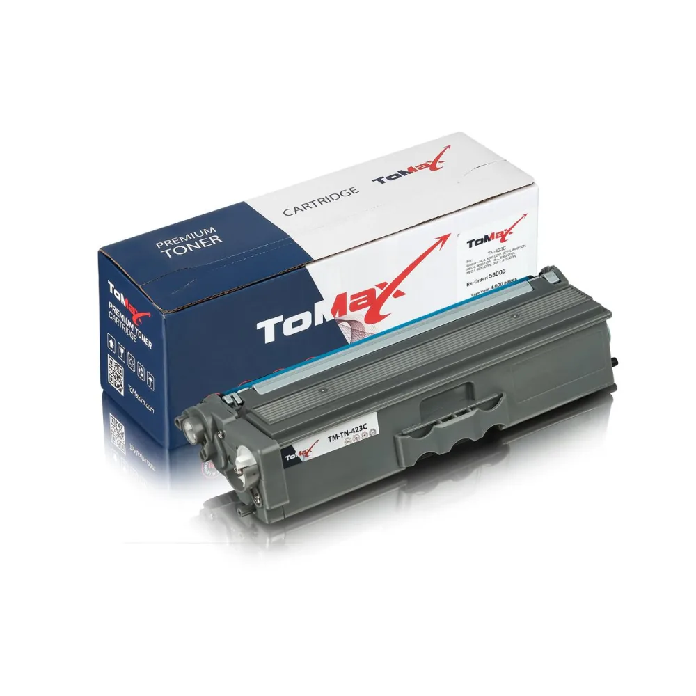ToMax Premium ersetzt Brother TN-423C Toner, cyan