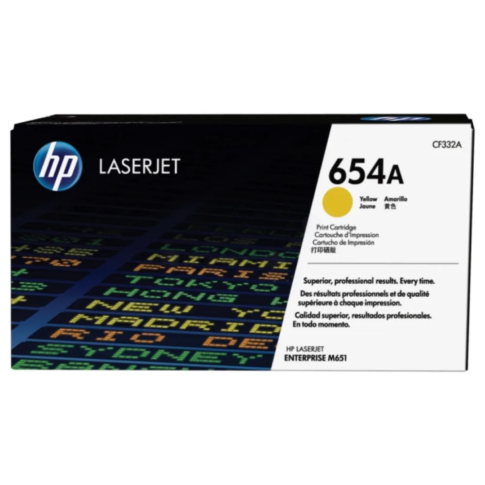 Original HP CF332A / 654A Toner gelb