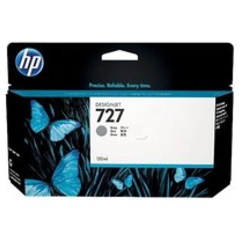 Original HP B3P24A / 727 Tintenpatrone grau – Bild 2