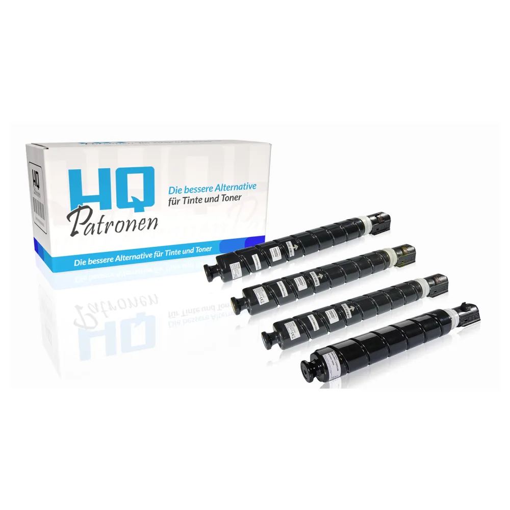 Multipack kompatibel zu Canon 0481C002 / C-EXV51BK enthält 4x Tonerkartusche