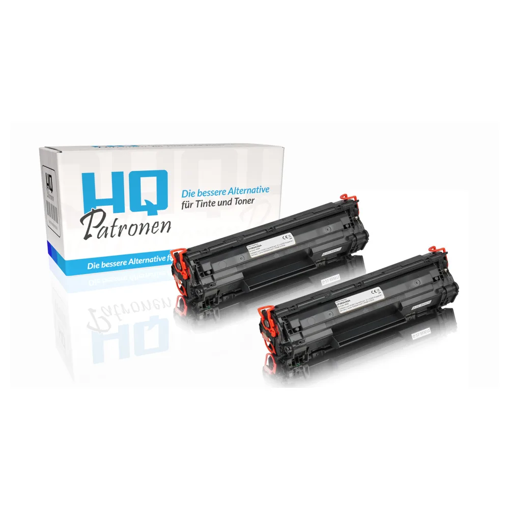 Sparset kompatibel zu HP CF 283 A / 83A enthält 2x Tonerkartusche