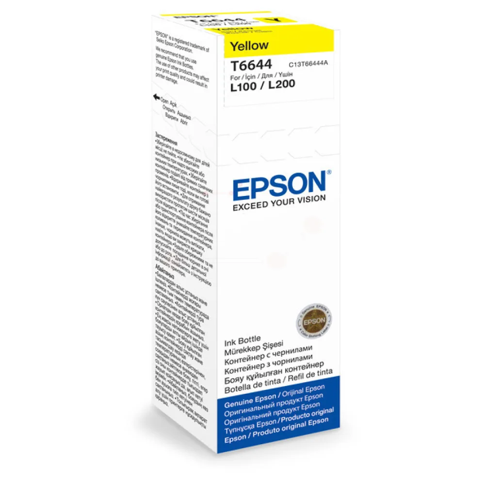 Original Epson C13T66444A / T6644 Tintenflasche gelb