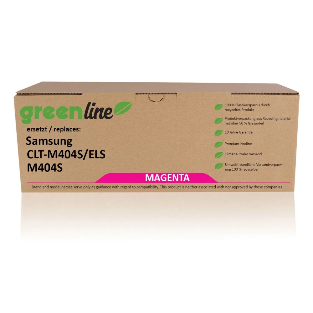 greenline ersetzt Samsung / HP SU234A / CLT-M 404S Tonerkartusche, magenta