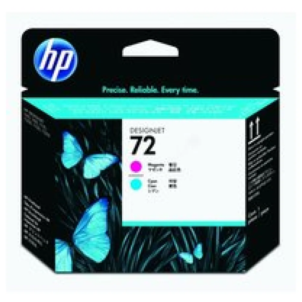 Original HP C9383A / 72 Druckkopf magenta + cyan – Bild 2