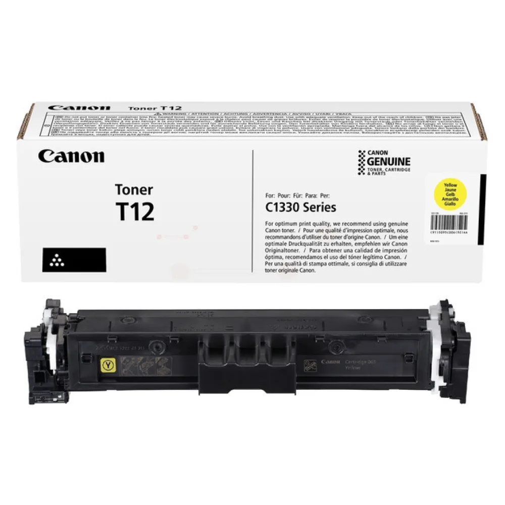 Original Canon 5095C006 / T12 Toner gelb
