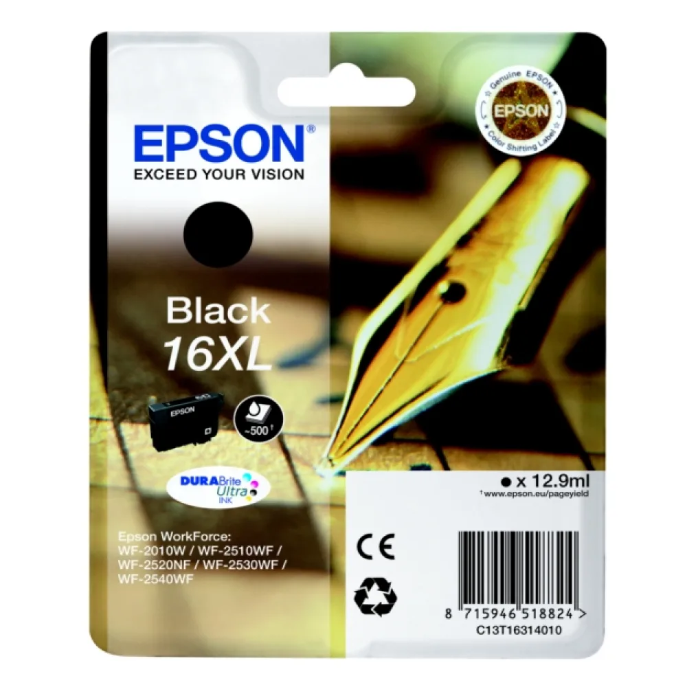 Original Epson C13T16314012 / 16XL Tintenpatrone schwarz