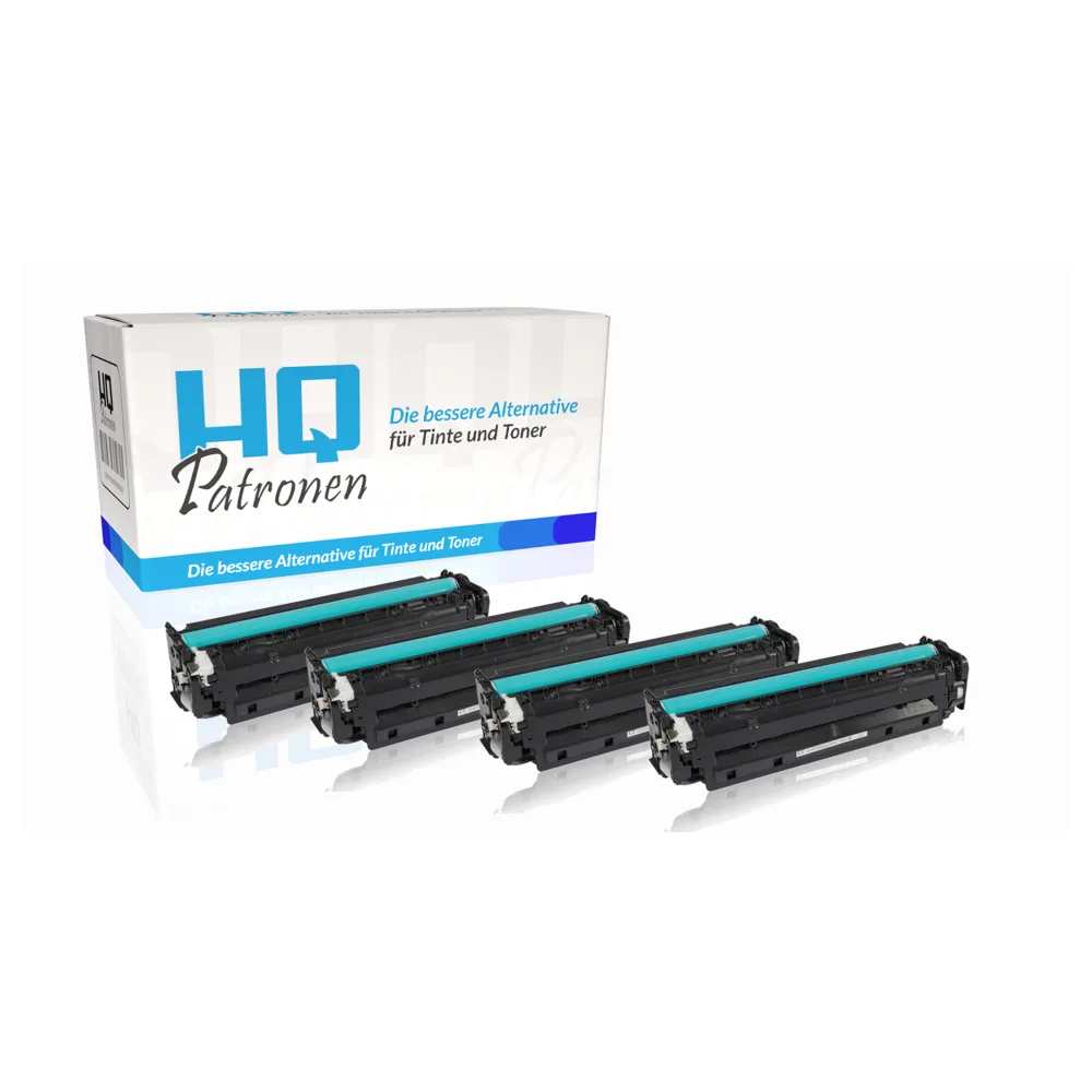 Multipack kompatibel zu HP CE410A / 305A enthält 4x Tonerkartusche
