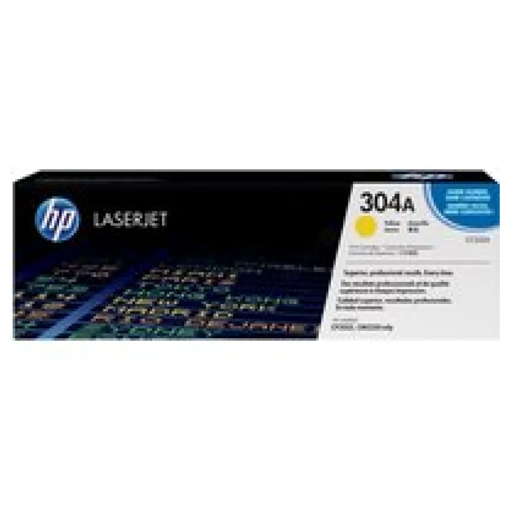 Original HP CC532A / 304A Toner gelb – Bild 2