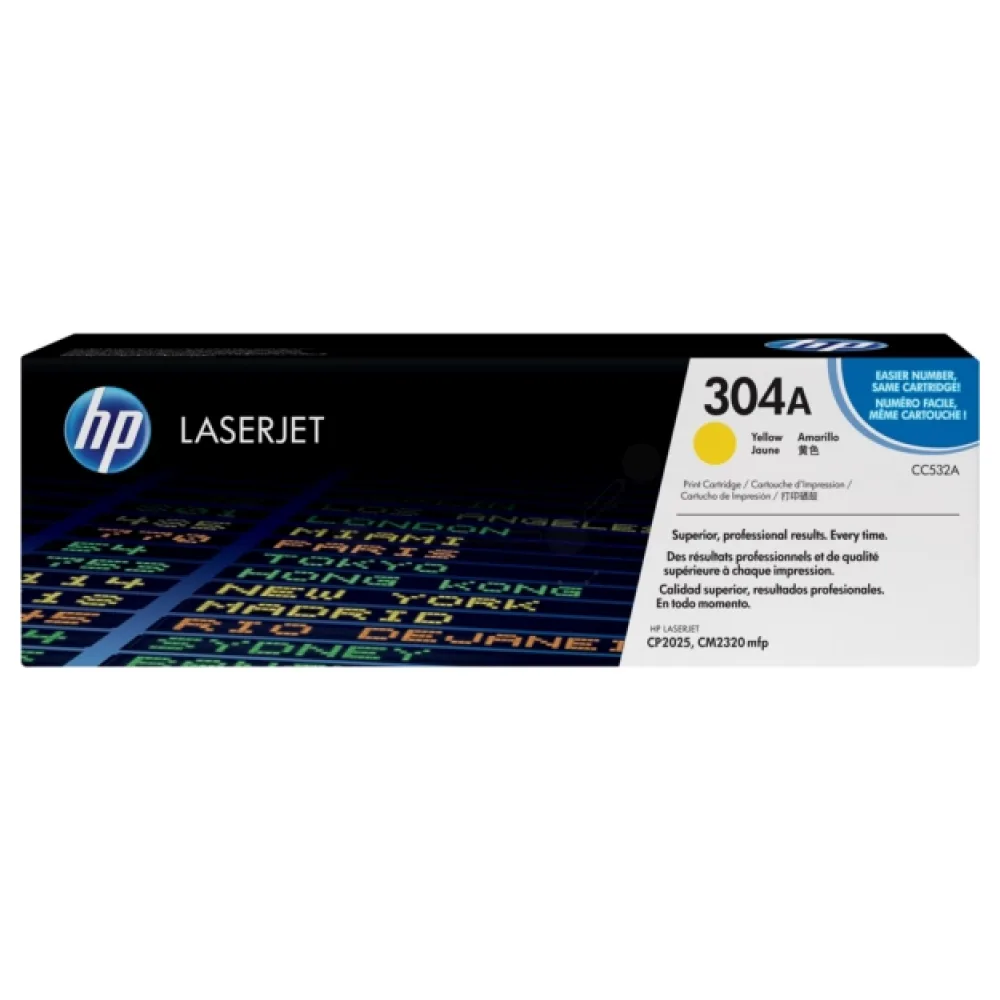Original HP CC532A / 304A Toner gelb
