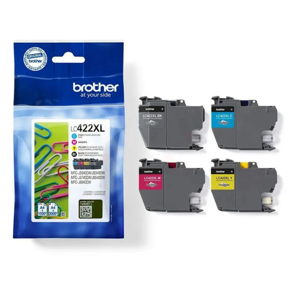 Original Brother LC422XLVAL Tintenpatrone Multipack