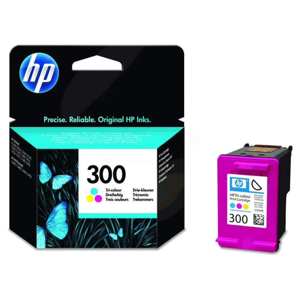 Original HP CC643EE / 300 Druckkopfpatrone color
