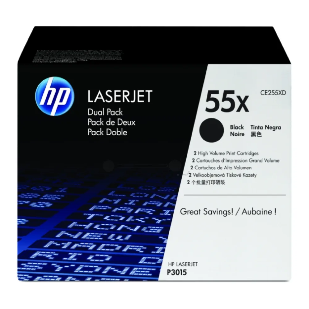 Original HP CE255XD / 55X Toner schwarz