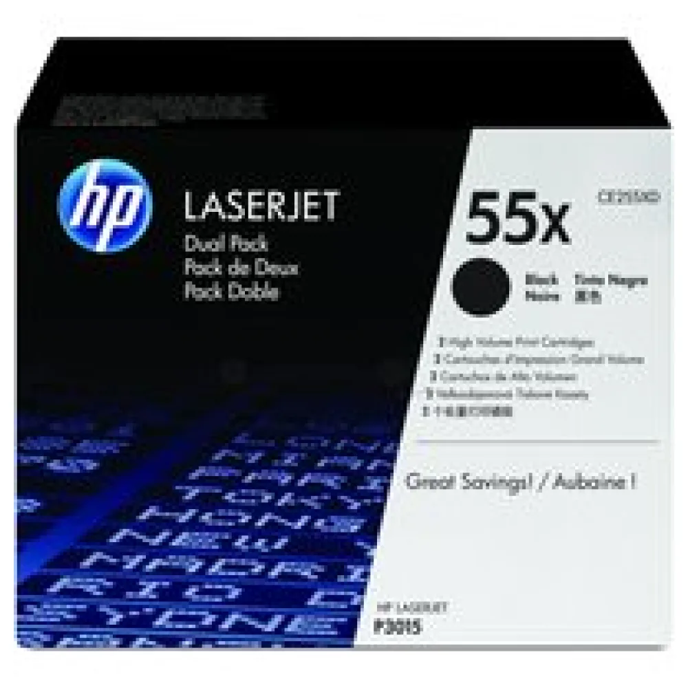 Original HP CE255XD / 55X Toner schwarz – Bild 2