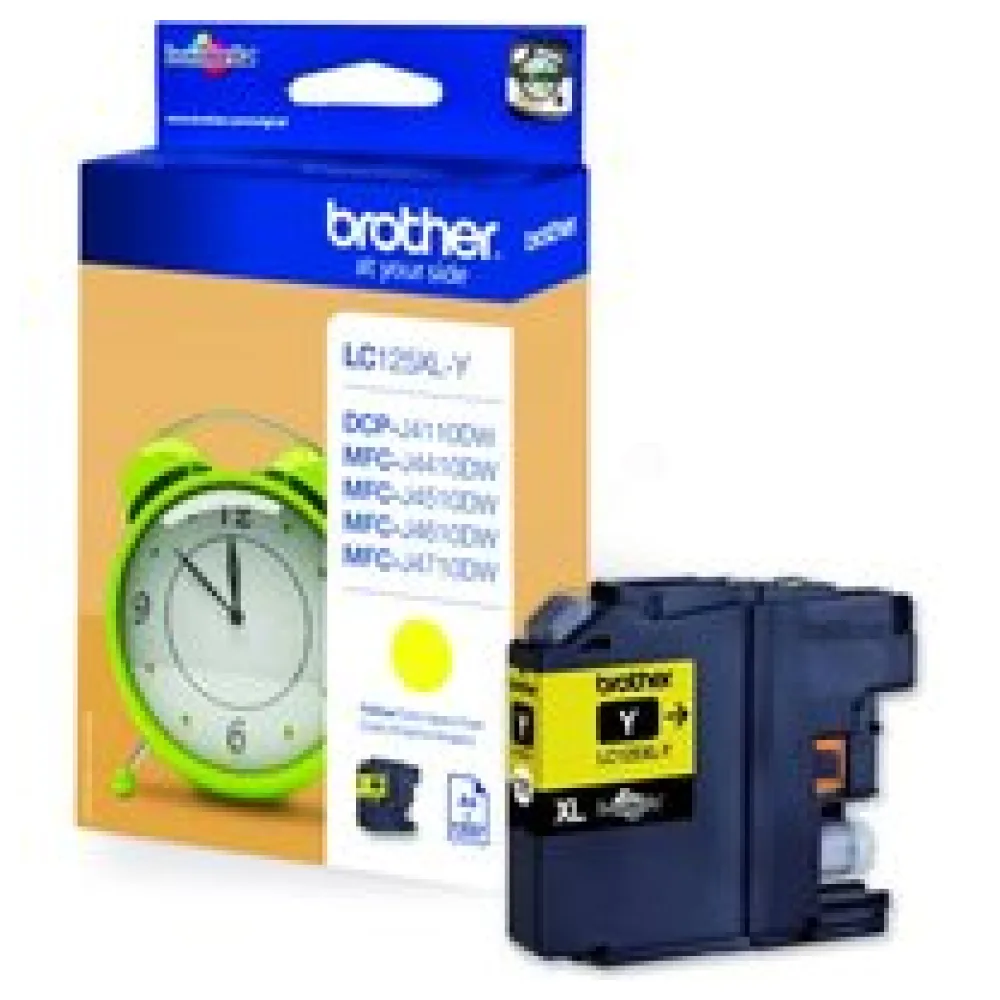 Original Brother LC125XLY Tintenpatrone gelb – Bild 2