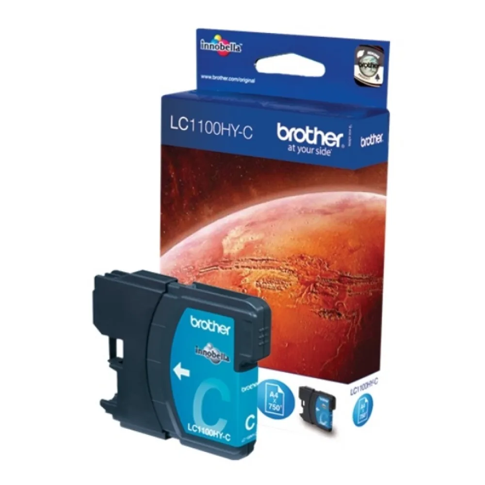 Original Brother LC1100HYC Tintenpatrone cyan
