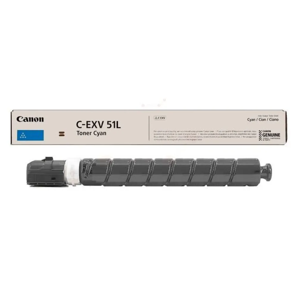 Original Canon 0485C002 / CEXV51LC Toner cyan